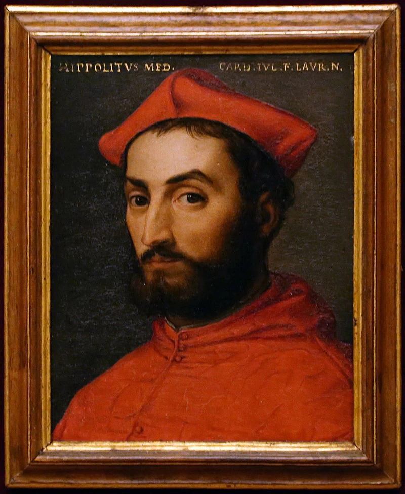 78-ritratto del cardinale ippolito de' medici -Uffizi 